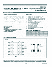 DataSheet DS32KHZ pdf