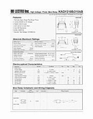 DataSheet KAQY210AB pdf