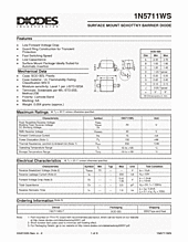 DataSheet 1N5711WS-7 pdf