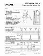 DataSheet BAS19W pdf