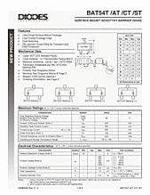 DataSheet BAT54T pdf