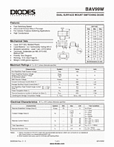 DataSheet BAV99W pdf