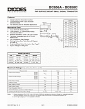 DataSheet BC858C pdf