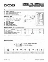 DataSheet BZT52C10 pdf