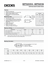 DataSheet BZT52C13 pdf
