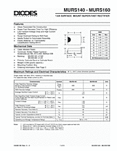 DataSheet MURS140 pdf