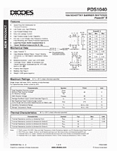 DataSheet PDS1040 pdf