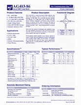 DataSheet AG403-86 pdf