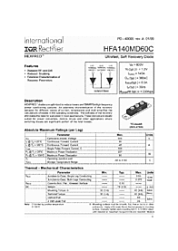 DataSheet HFA140MD60C pdf