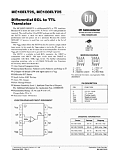 DataSheet MC100ELT25 pdf