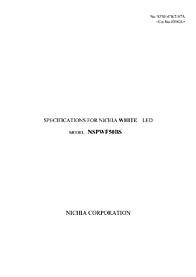 DataSheet NSPWF50BS pdf