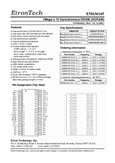 DataSheet EM636165 pdf