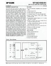 DataSheet ST16C1550 pdf