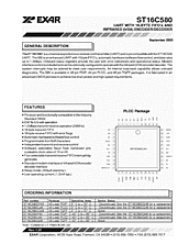 DataSheet ST16C580 pdf
