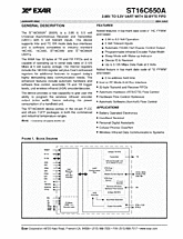 DataSheet ST16C650A pdf