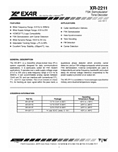 DataSheet XR-2211 pdf