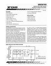 DataSheet XRD8785 pdf