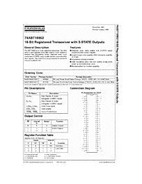 DataSheet 74ABT16952 pdf