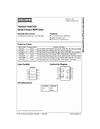 DataSheet 74AC02 pdf