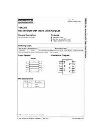 DataSheet 74AC05 pdf