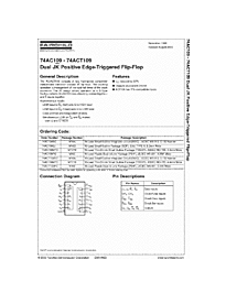 DataSheet 74AC109 pdf
