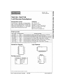 DataSheet 74AC138 pdf