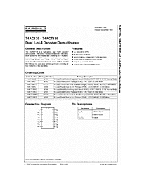DataSheet 74AC139 pdf