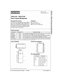 DataSheet 74AC153 pdf