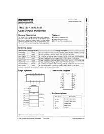 DataSheet 74AC157 pdf