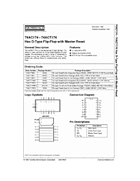 DataSheet 74AC174 pdf