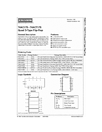 DataSheet 74AC175 pdf