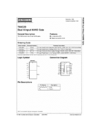 DataSheet 74AC20 pdf