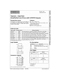 DataSheet 74AC241 pdf