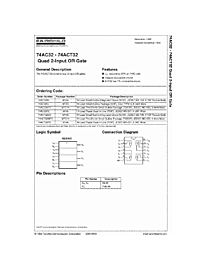 DataSheet 74AC32 pdf