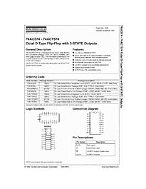 DataSheet 74AC574 pdf