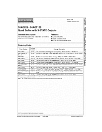 DataSheet 74ACT125 pdf