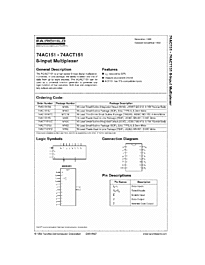 DataSheet 74ACT151 pdf