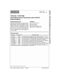 DataSheet 74ACT245 pdf