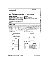 DataSheet 74ACT258 pdf