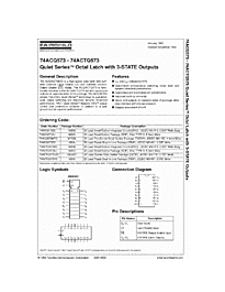 DataSheet 74ACTQ573 pdf