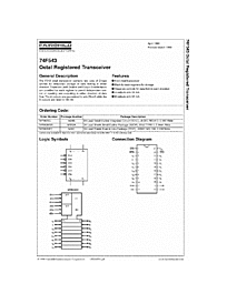 DataSheet 74F543 pdf