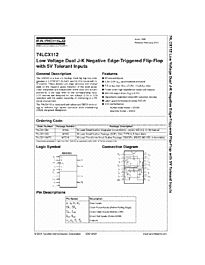 DataSheet 74LCX112M pdf