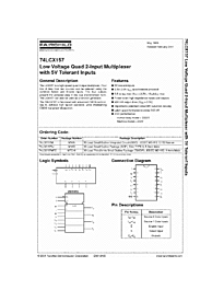 DataSheet 74LCX157 pdf