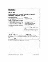 DataSheet 74LCX16500 pdf