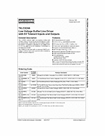 DataSheet 74LCX244 pdf