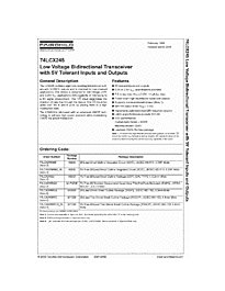 DataSheet 74LCX245 pdf