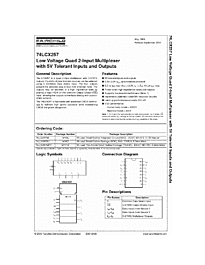 DataSheet 74LCX257M pdf