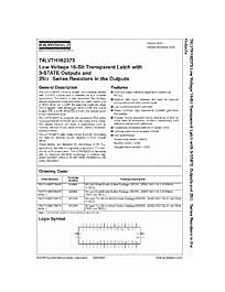 DataSheet 74LVTH162373 pdf