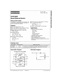 DataSheet CD4016BC pdf