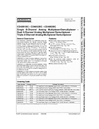 DataSheet CD4051BC pdf
